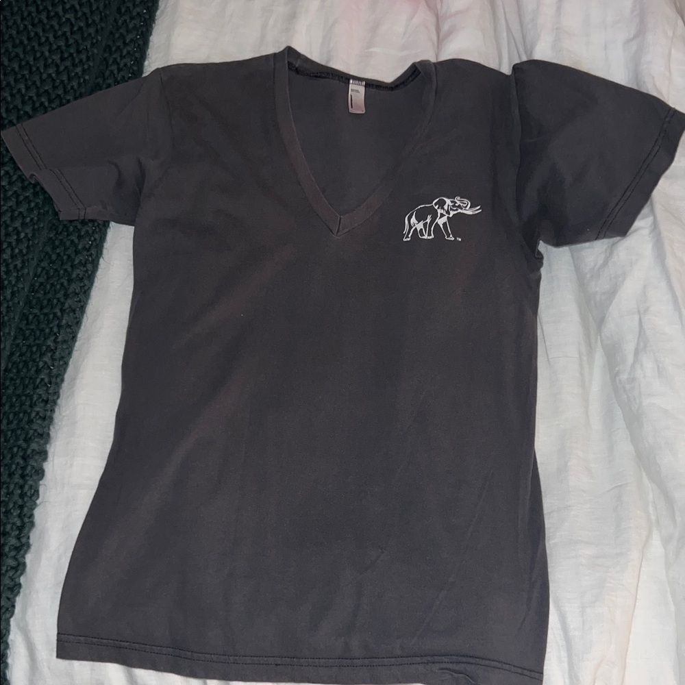 American Apparel Black Short Sleeve Tee